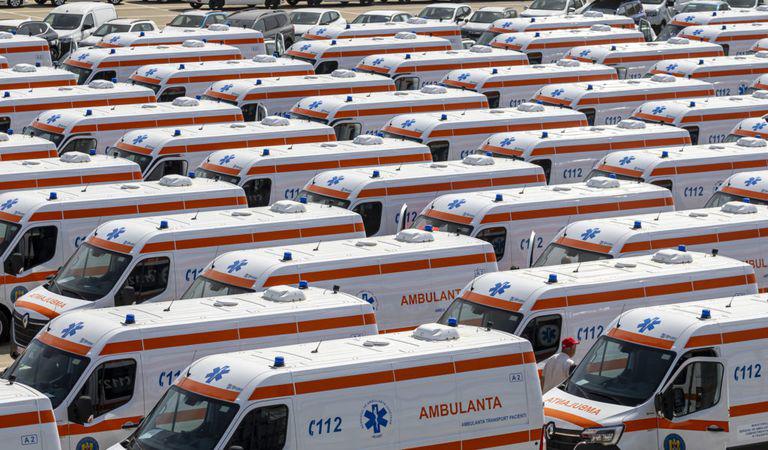 122 de ambulanțe Renault de ultimă generație au fost livrate către IGSU