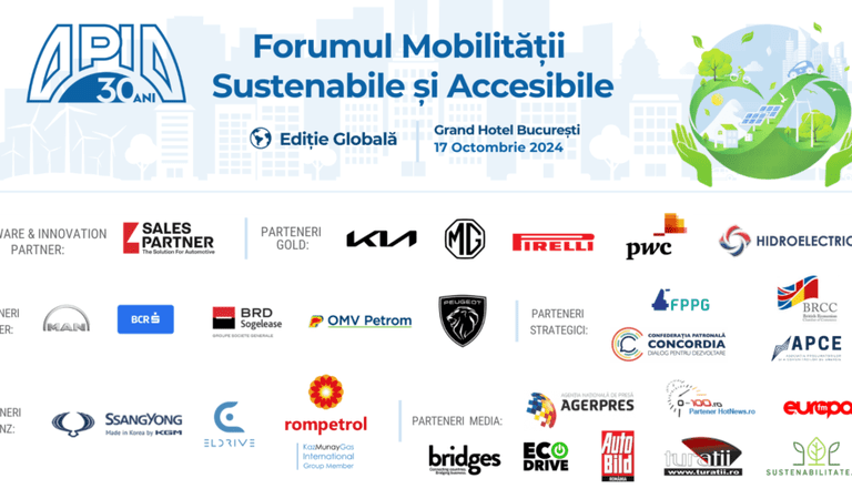 APIA lansează invitația la ”Forumul Mobilității Sustenabile  și Accesibile” – ediția globală 2024