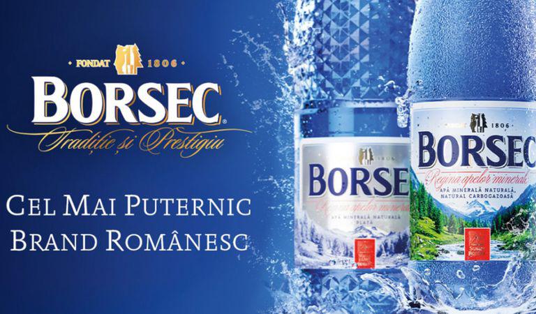 Borsec, votat pentru a zecea oară Cel mai puternic brand românesc