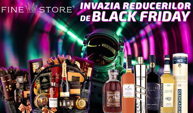 (P) Black Friday la FineStore: reduceri explozive la mii de băuturi premium. Acum e momentul perfect să-ți faci plinul de sărbători!