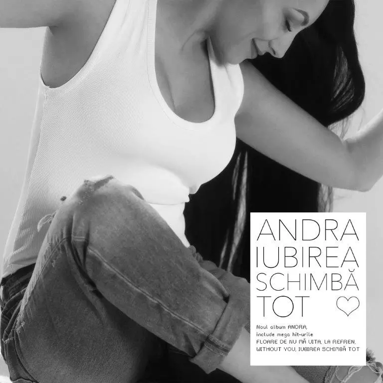 Andra – Iubirea schimba tot (Artwork coperta album)