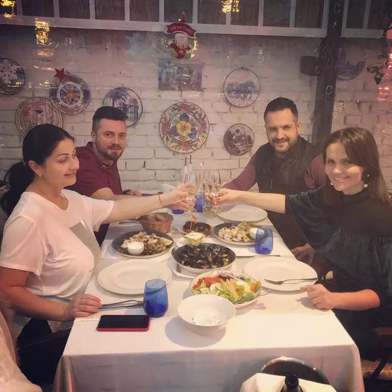 Gabriela Cristea, Tavi Clonda și nașii lor, Mădălin Ionescu și Cristina Șișcanu