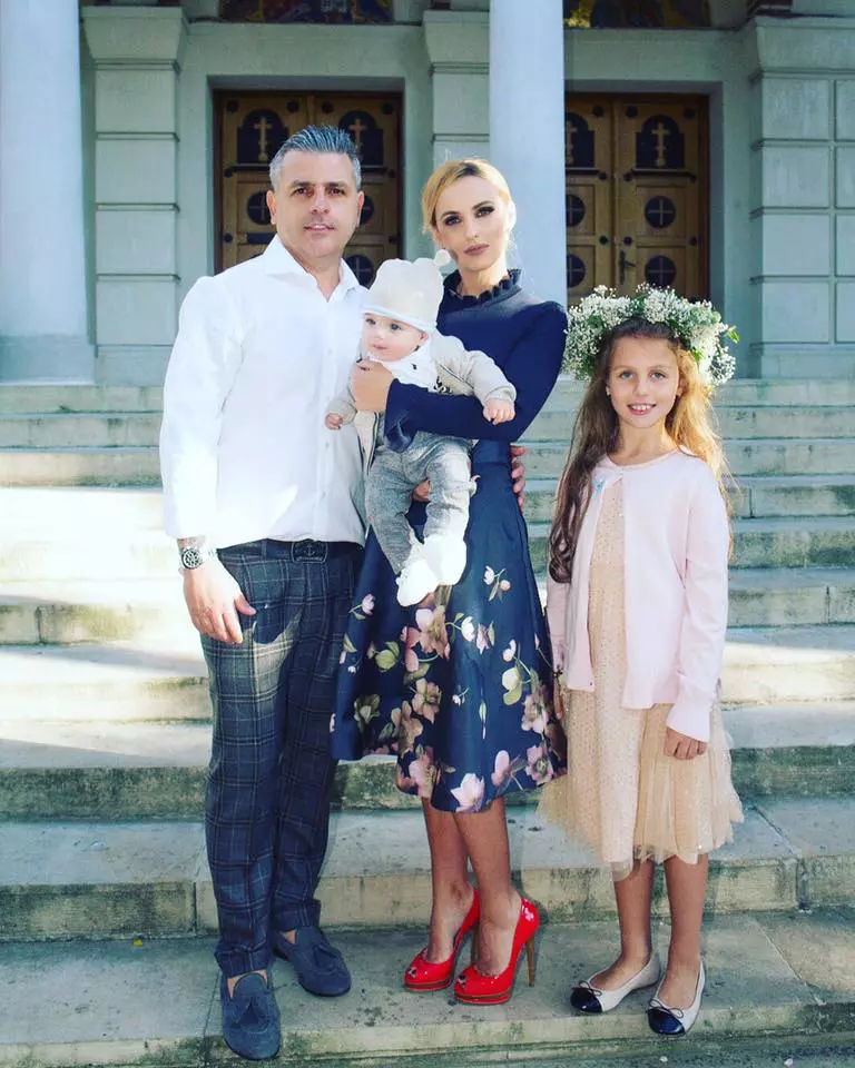 Andreea Spătaru și familia ei
