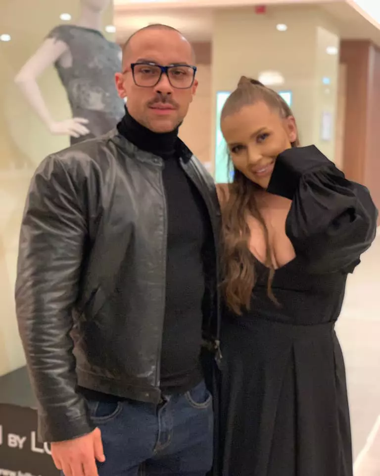 Oana Radu și prietenul ei, Cătălin Dobrescu