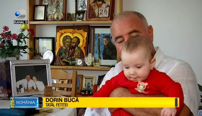 Dorin şi Marcela Bucă sunt fericiti ca micuta Gabriela le alina dorul de Andrei, fiul pe care l-au pierdut în tragedia Colectiv