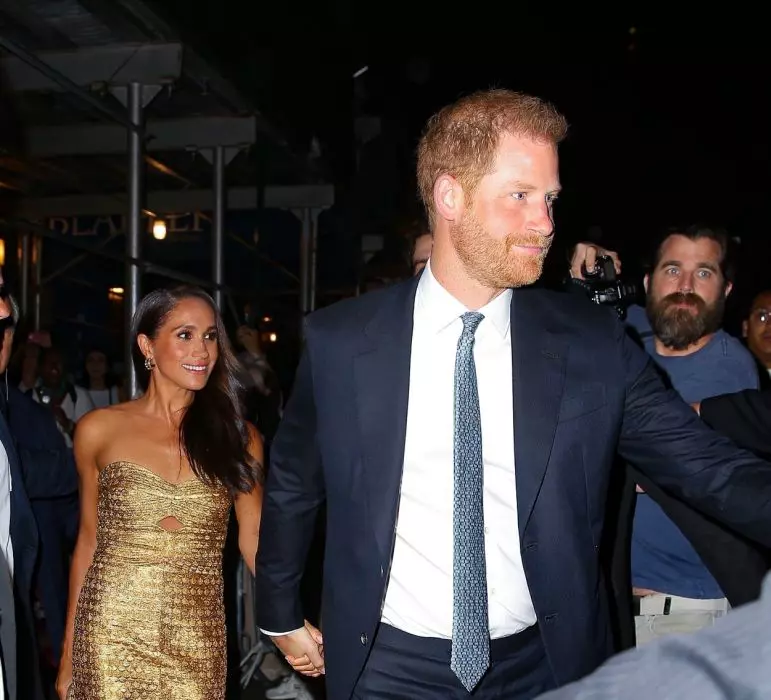 Prince Harry and Meghan Markle depart The Foundation Women of Vision Awards in NYC