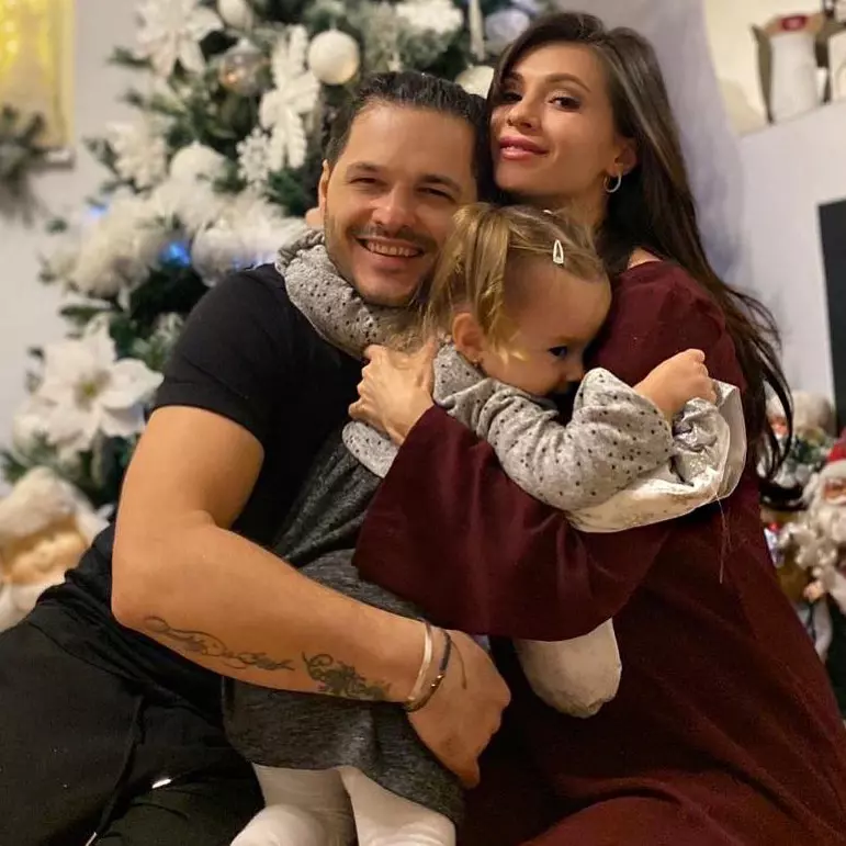Liviu Vârciu, Anda Călin și fiica lor Anastasia