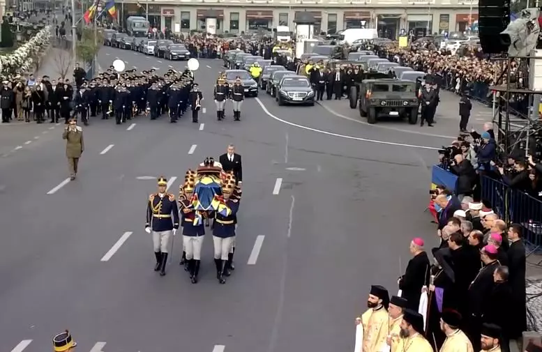 Imagini impresionante de la funeraliile Regelui Mihai I