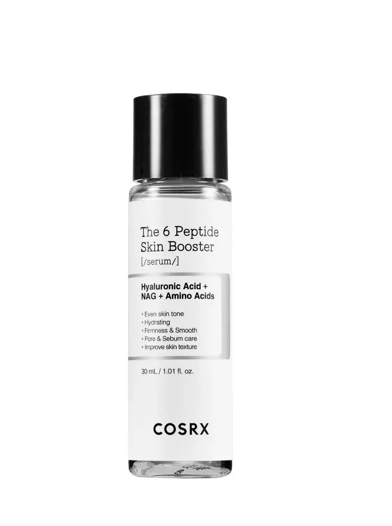 Serum pentru față cu 6 peptide The 6 Peptide Skin Booster, COSRX, 58 lei (disponibil pe bilenegre.ro)