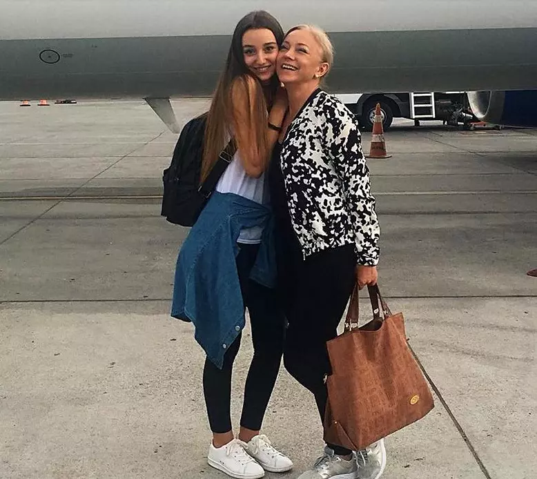 Lucia Bubulac şi fiica ei, Daria