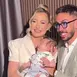 Armin Nicoară și Claudia Puican și-au creștinat fiul. Imagini superbe de la botezul lui Amir Efrem