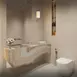 Glass, light & space: formula unei băi moderne care pare mai mare