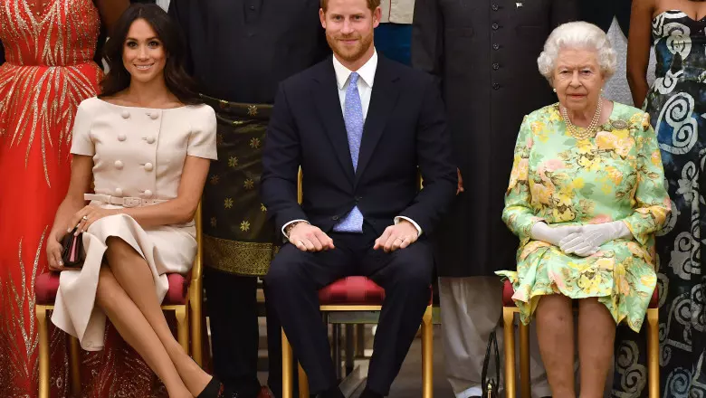 Meghan si Harry impreuna cu Regina