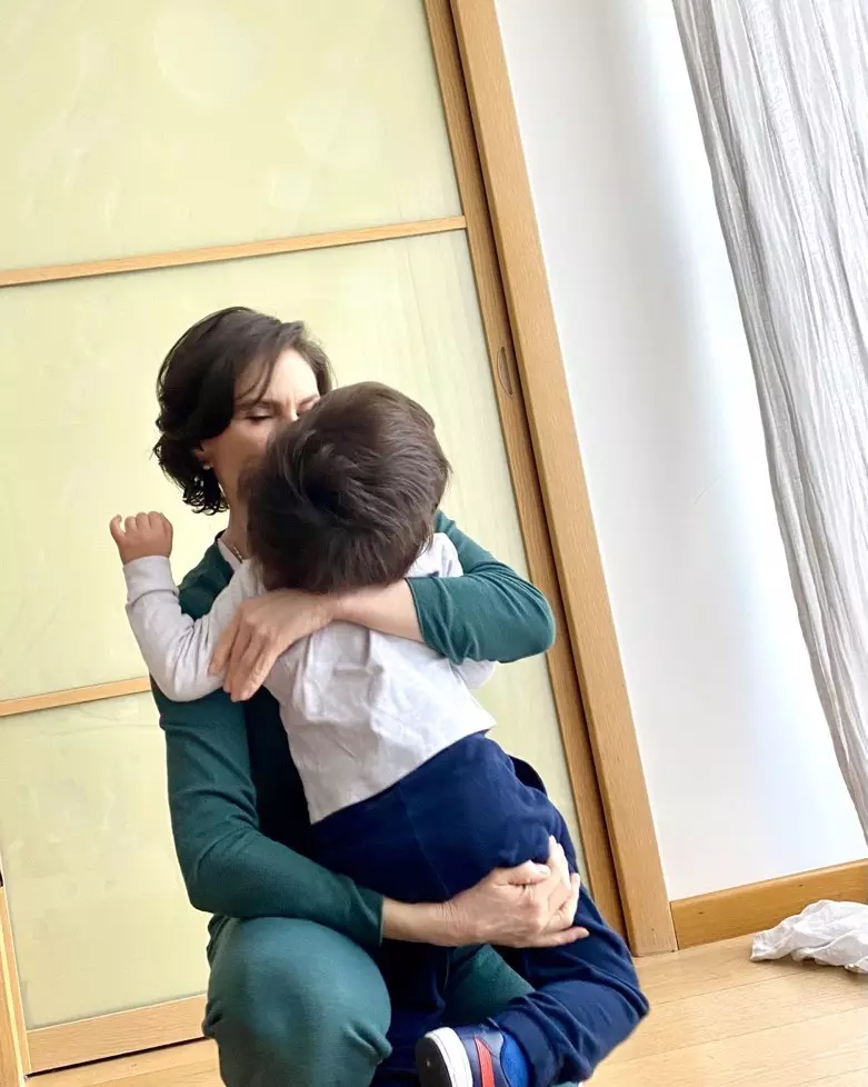 Ramona Bădescu și fiul ei, Ignazio Cali (1)