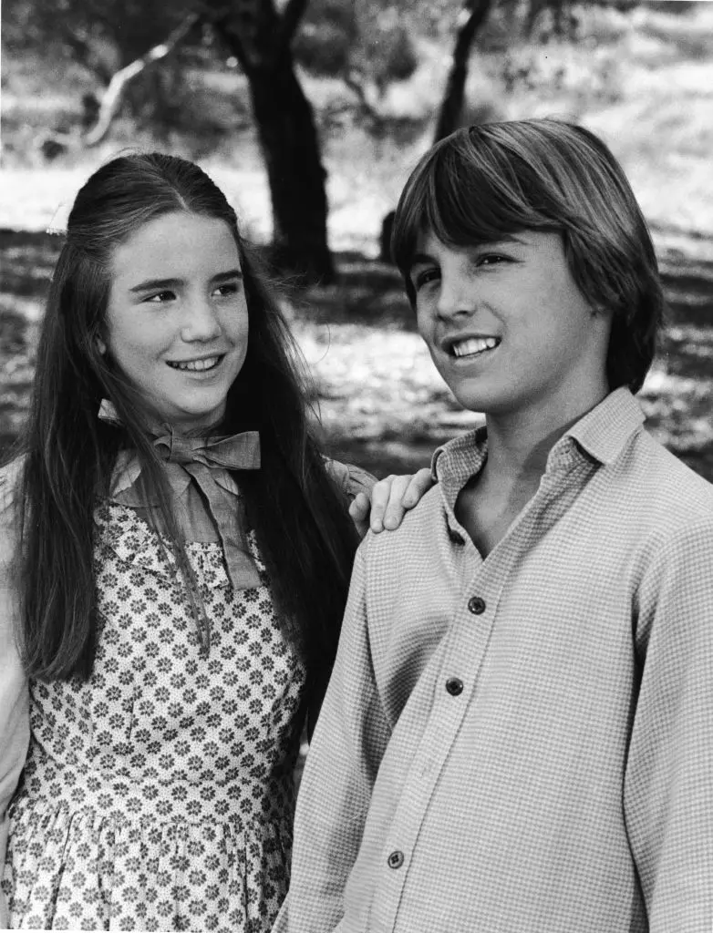 Melissa Gilbert And Chris Petersen In 'Little House on the Prairie'