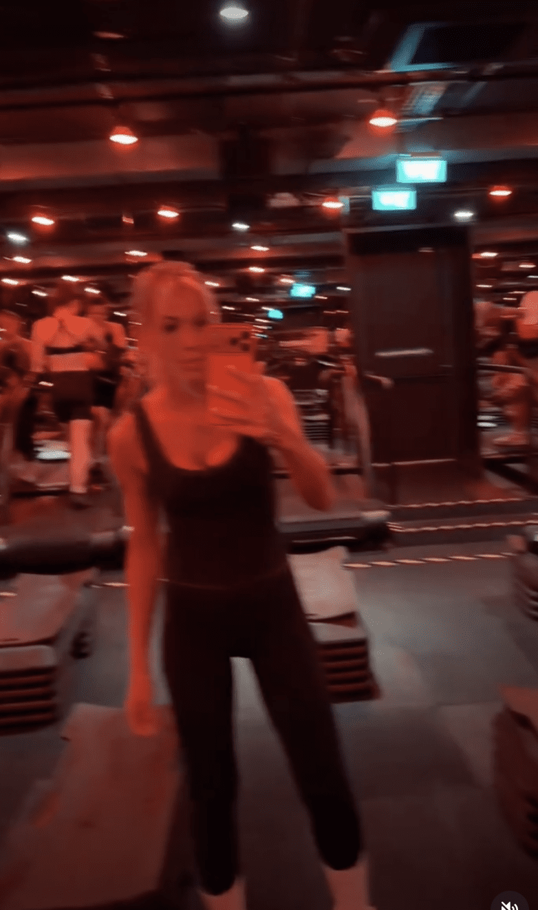 Andreea Ibacka la sală