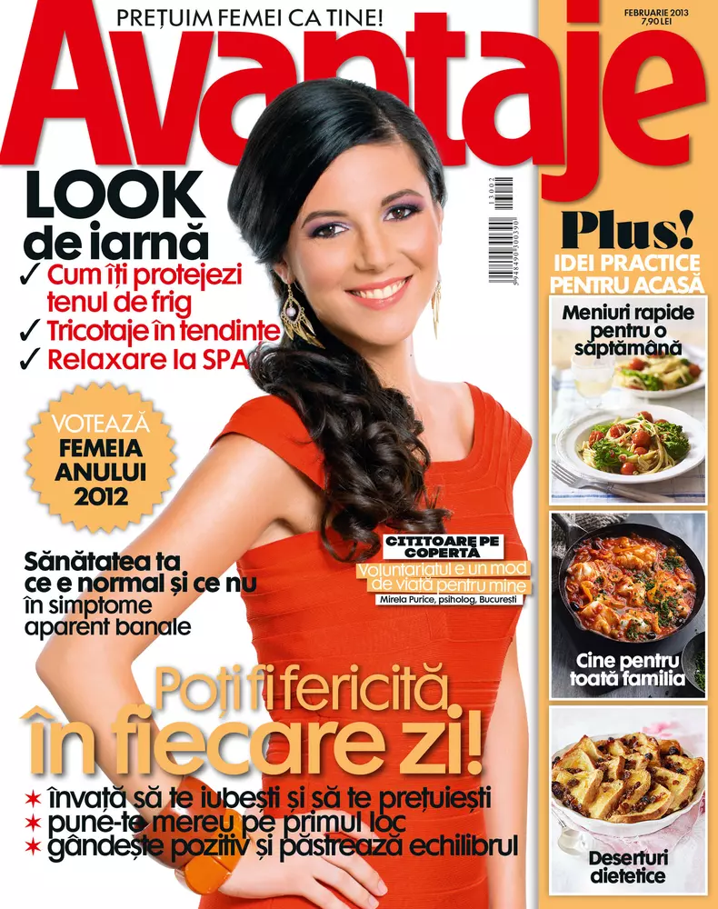 Copertă Avantaje, februarie 2013