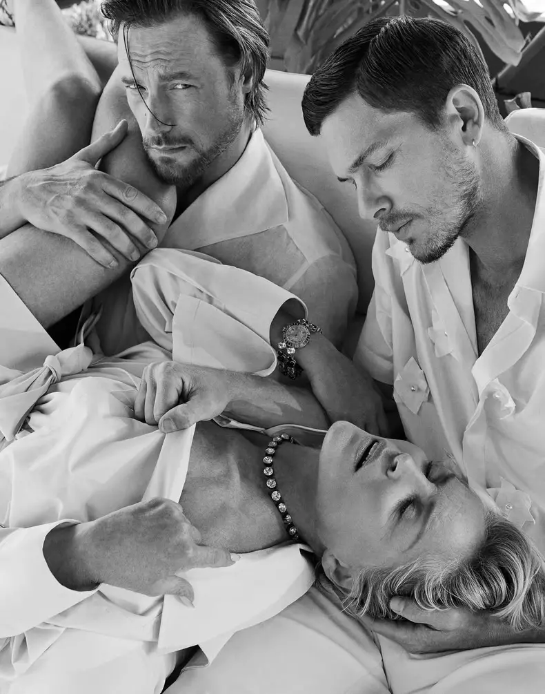 “Happiness is not a natural state, it’s hard work and a daily decision.”In an intimate conversation with Vogue Adria, @sharonstone reflects on joy as discipline, the courage it takes to show up for your (1)