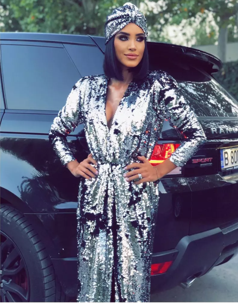 Adelina Pestriţu, la botezul fiicei Gabrielei Cristea