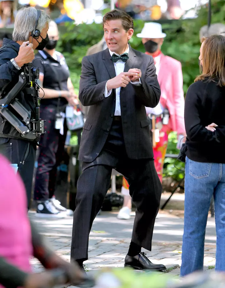 Bradley Cooper On Set - NYC