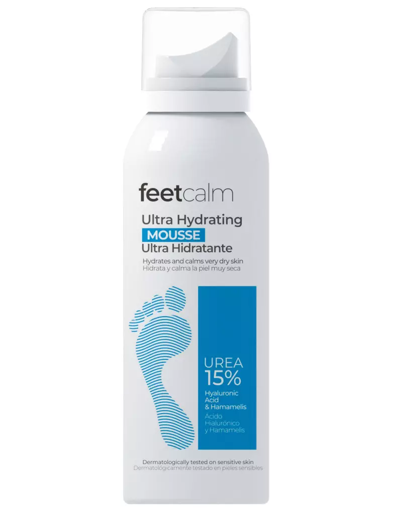 Spumă hidratantă pentru picioare Ultra Hydrating Mousee, feetcalm, 100 lei (disponibilă pe xpertbeauty.ro)