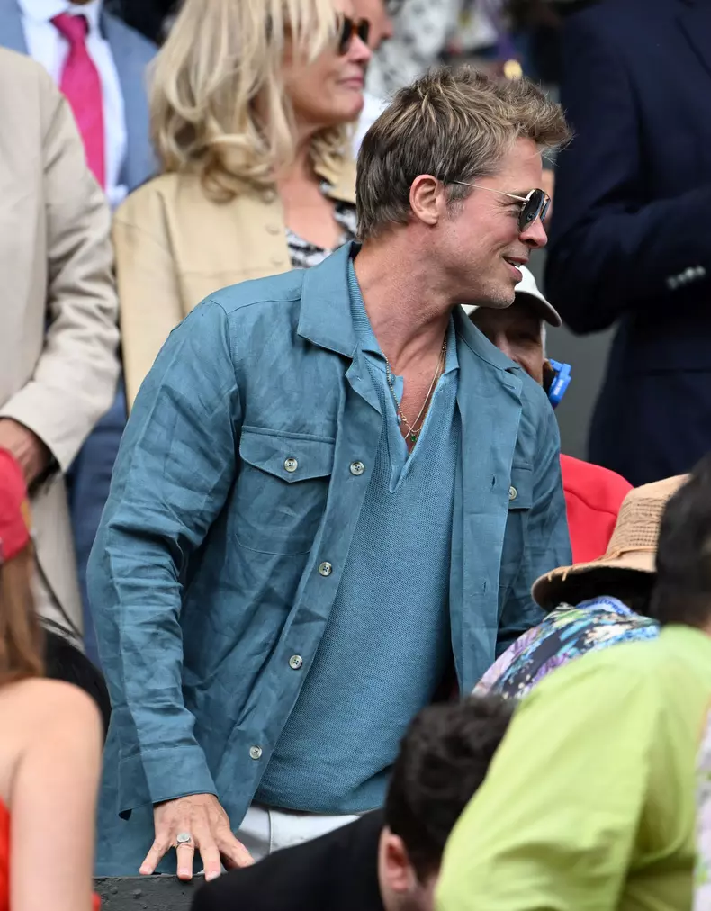 Brad Pitt, apariție uimitoare la Wimbledon 2023
