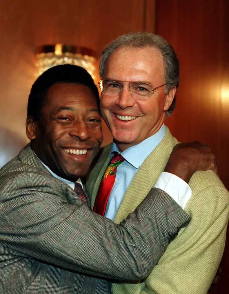 Football Friendship: Beckenbauer and Pele