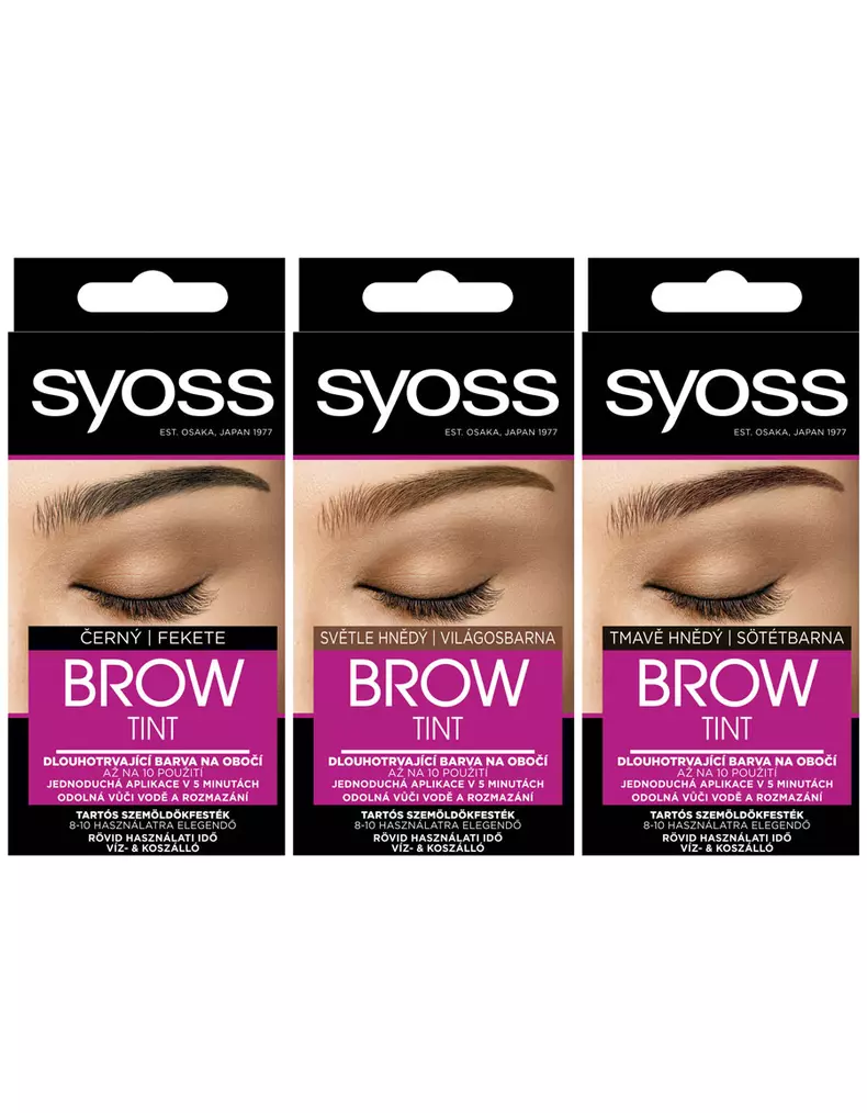 Vopseaua pentru sprâncene Syoss Brow Tint