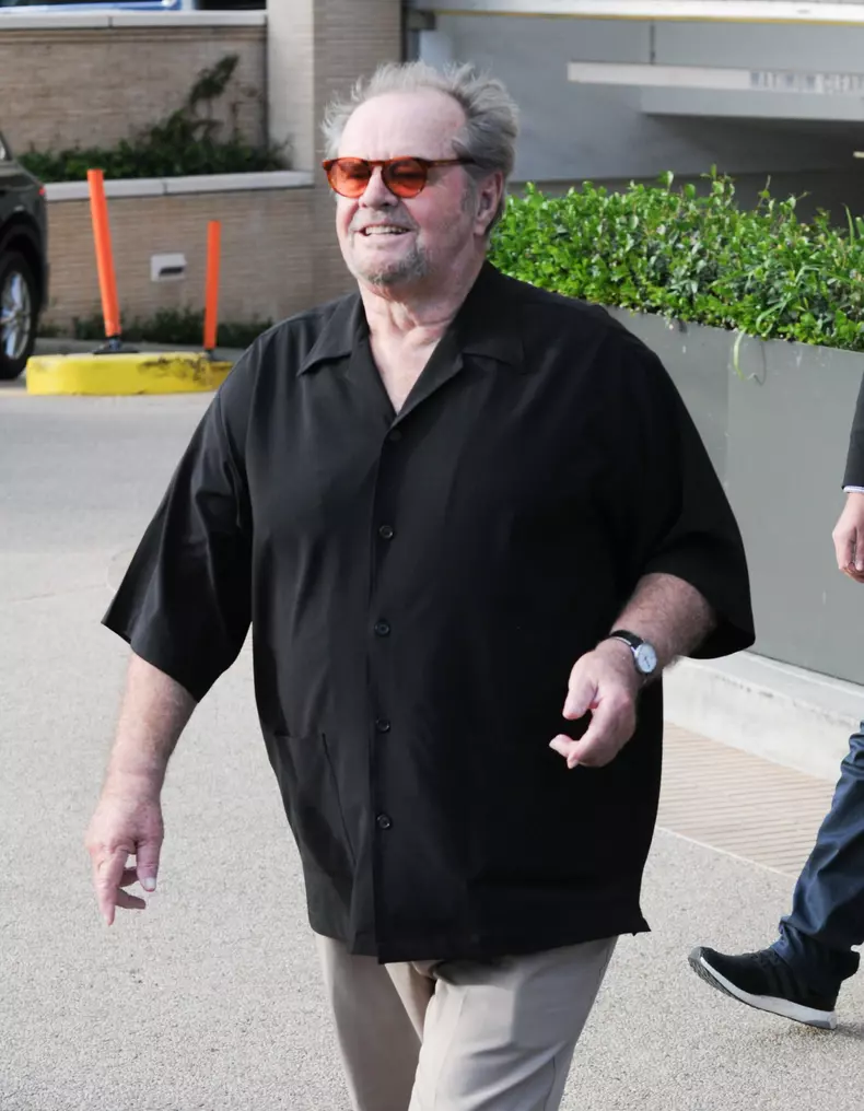 Jack Nicholson & His Female Friend Shop At Barney's New York