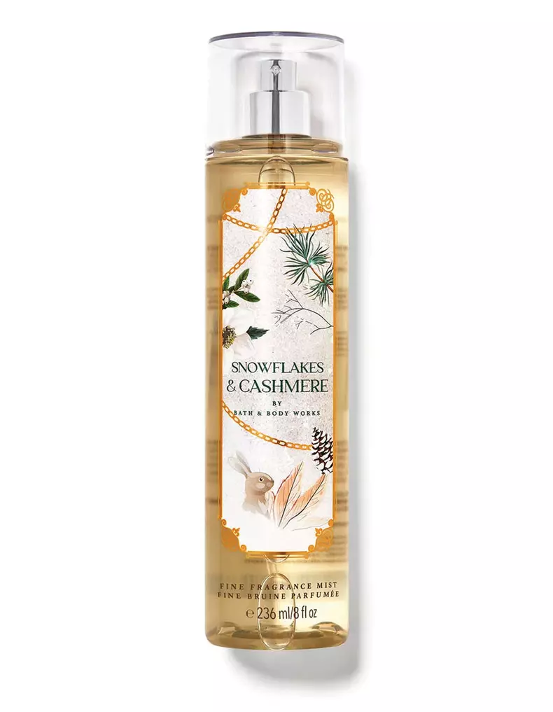 Spray parfumat pentru corp Snowflakes & Cashmere, Bath and Body Works, 109 lei