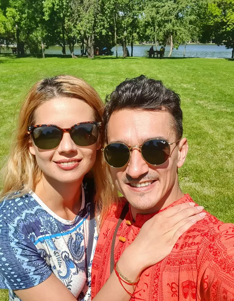 Marian Drăgulescu iubita