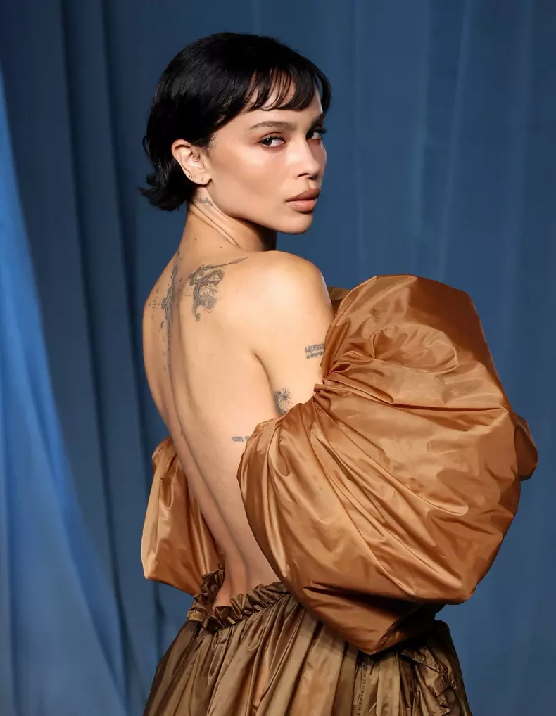 Zoe Kravitz tuft bob