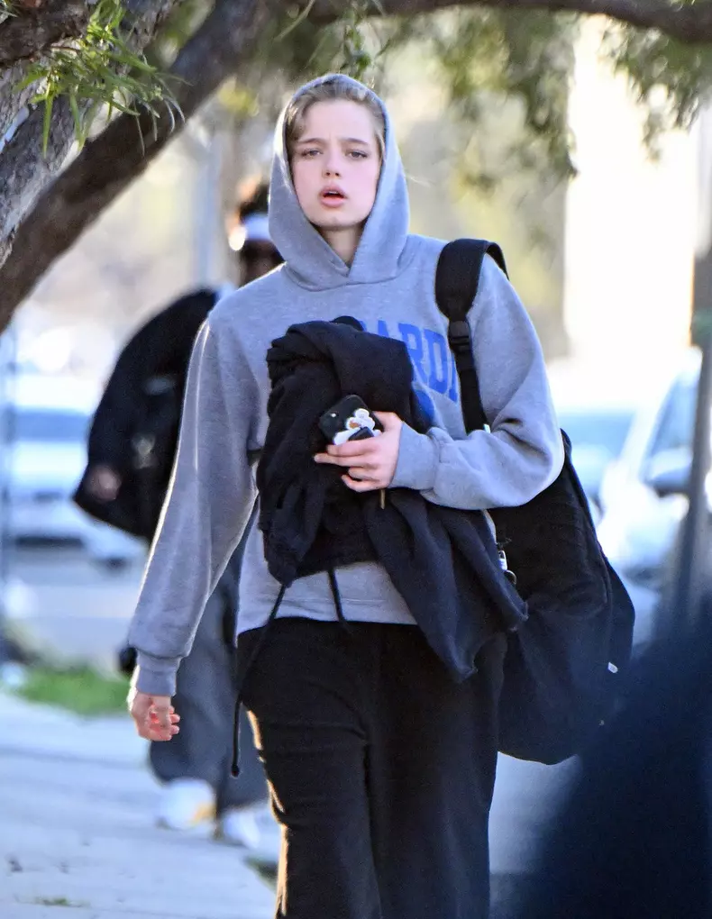 EXCLUSIVE: Shiloh Jolie is the spitting image of her mom Angelina Jolie as she steps out in West Hollywood