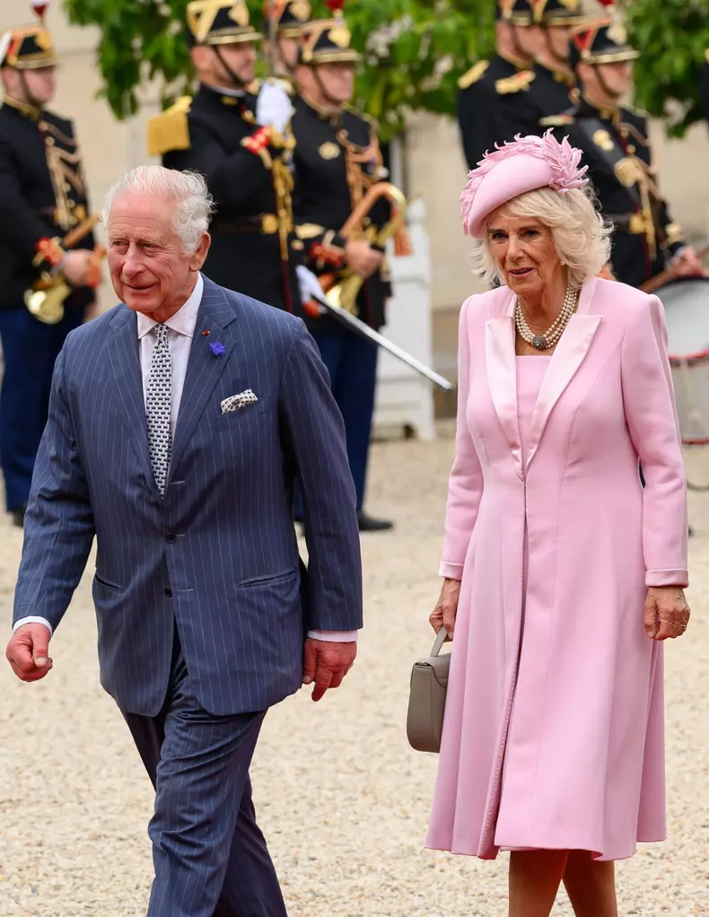King Charles Visit To France - Arrival At Elysee Palace