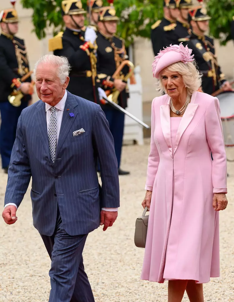 King Charles Visit To France - Arrival At Elysee Palace