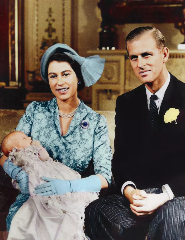 Elisabeth II, Philipp, Anne / Foto 1950