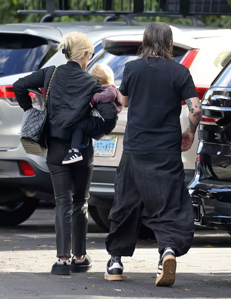 *EXCLUSIVE* Kelly Osbourne steps out with Sid Wilson and their son, showing off her weight-loss transformation