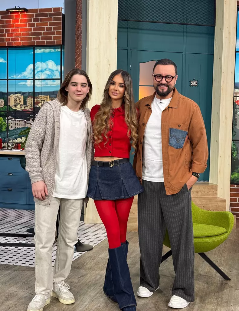 Grațiela Duban și fiul ei, Armin, la emisiunea „La Măruță” (3)