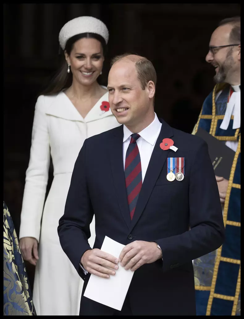 Kate Middleton at Anzac Day service