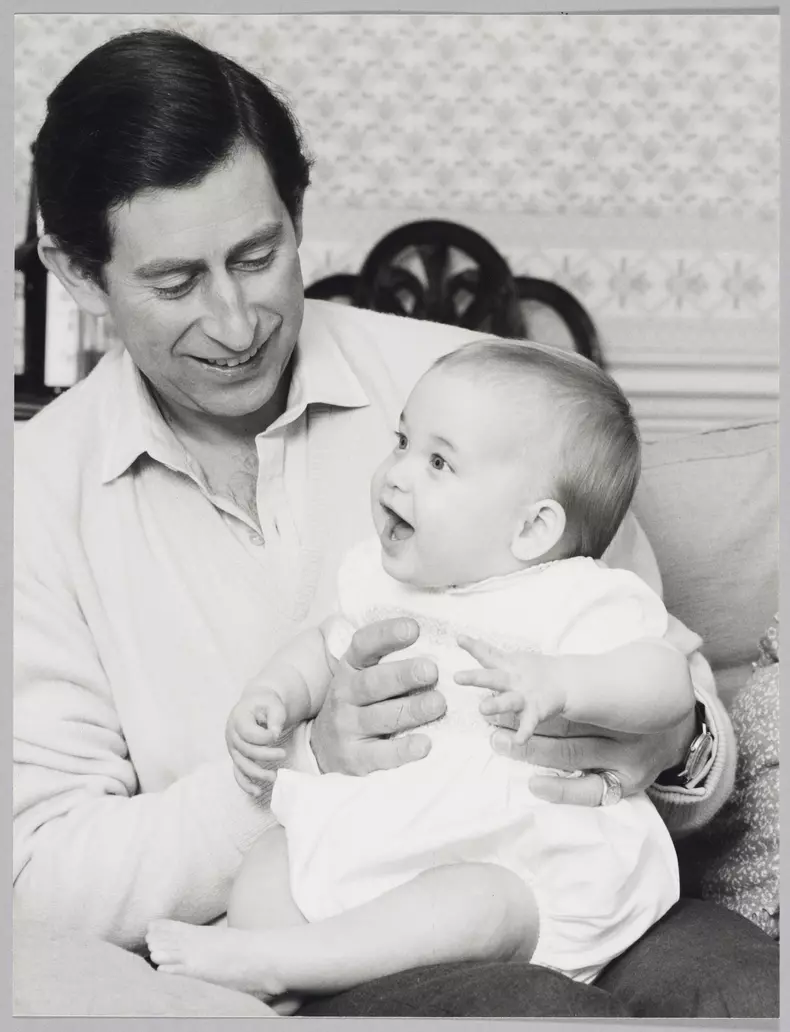 Regele Charles al III-lea și fiul lui cel mare, Prințul William