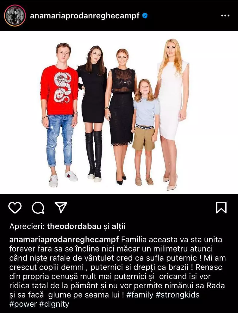 Anamaria si copiii ei