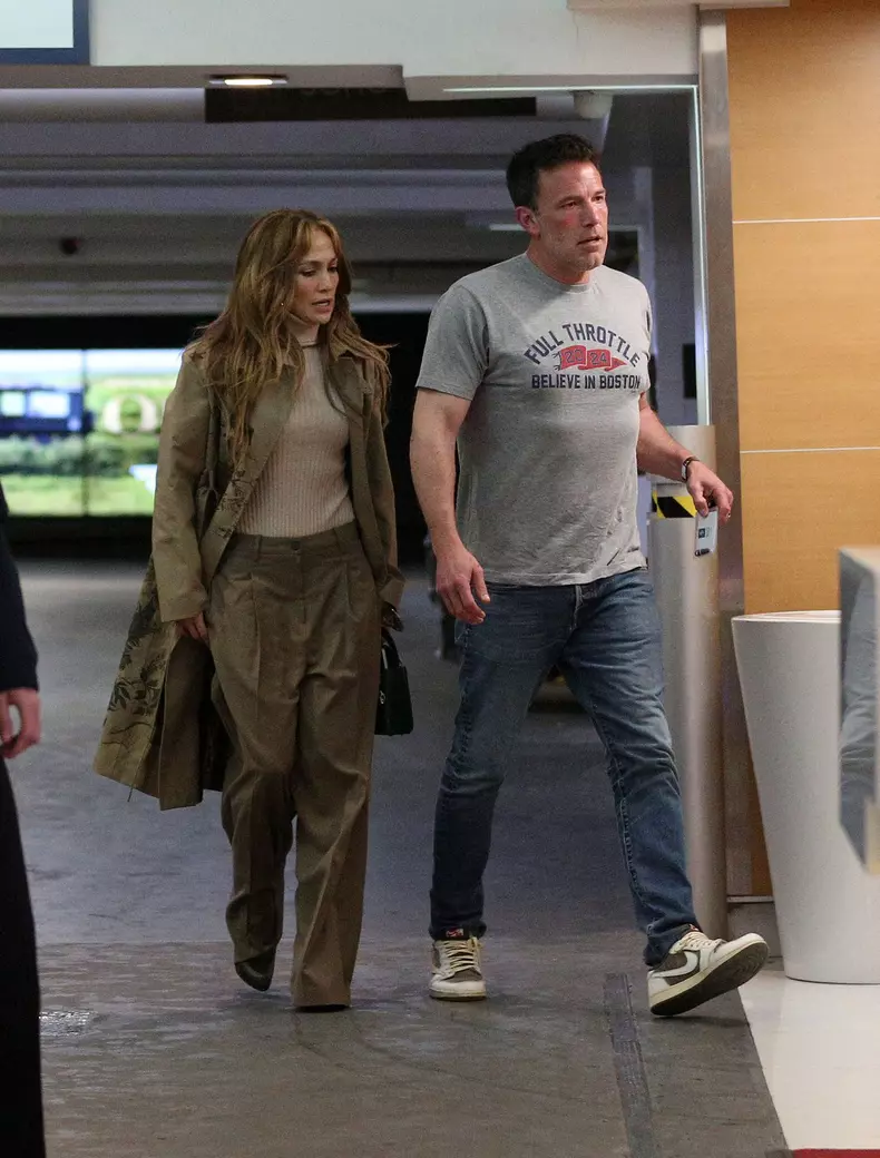 Ben Affleck and Jennifer Lopez stop by Soho house in Los Angeles