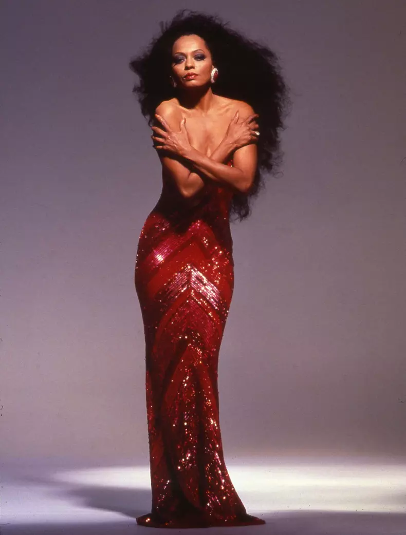 Diana Ross poses for a portrait 1987 in Los Angeles, California. Credit: Harry Langdon /Rock Negatives /MediaPunch
