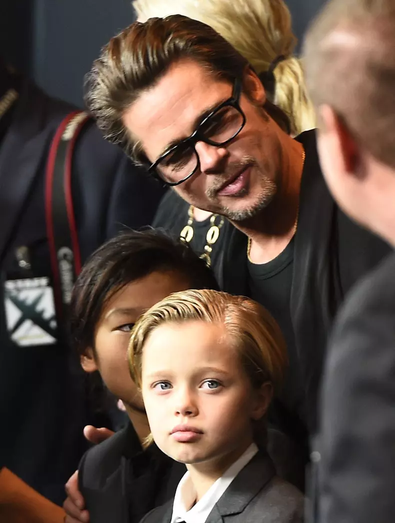 brad pitt cu shiloh