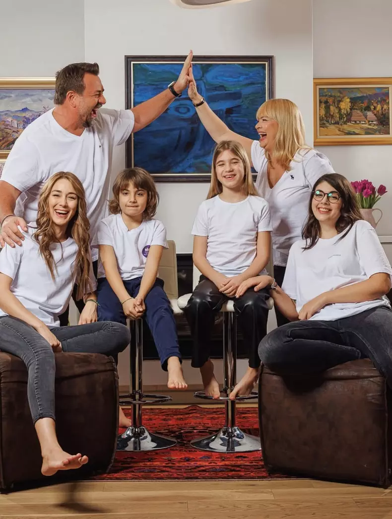 Horia Brenciu și familia