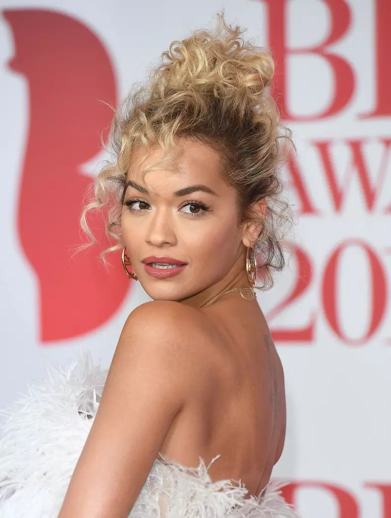 Celebrities attend the 38th edition of the Brit Awards