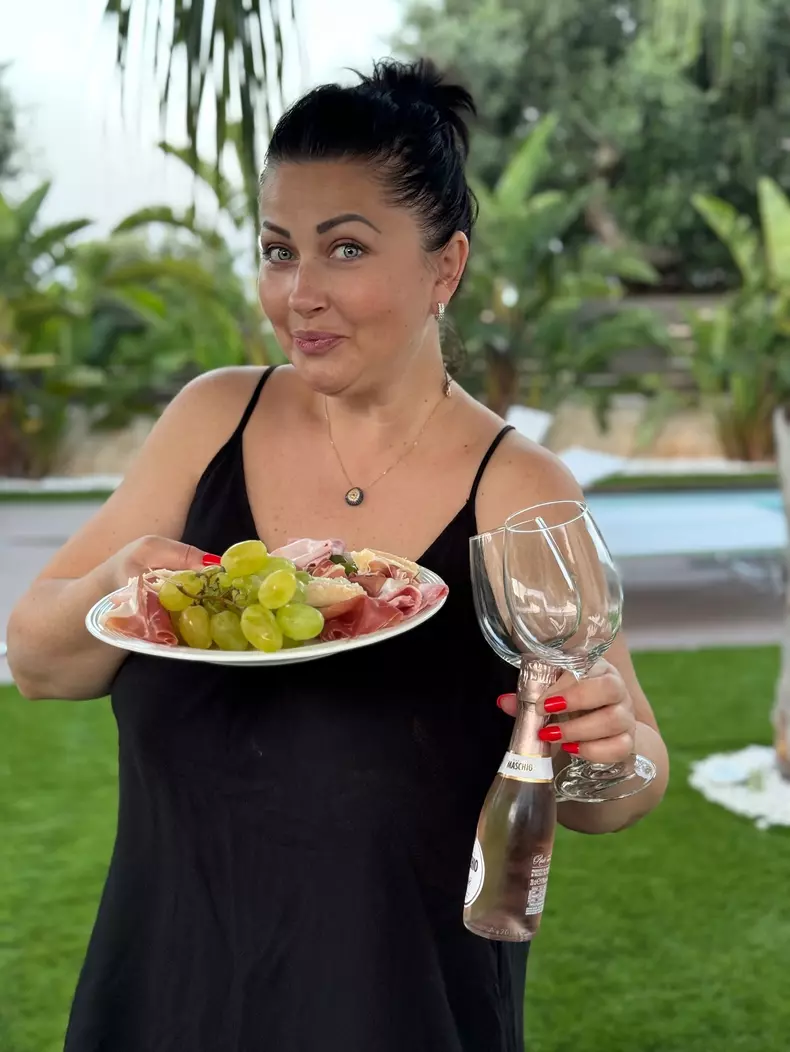 Gabriela Cristea în vacanță în Italia (2)