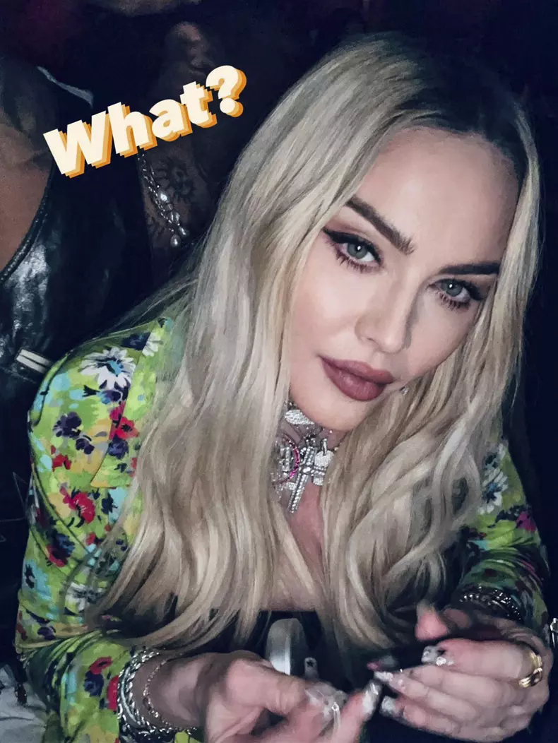 Madonna sur Instagram