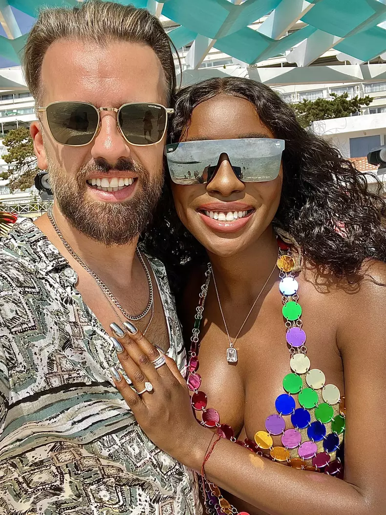 Florin Ristei şi Naomi Hedman