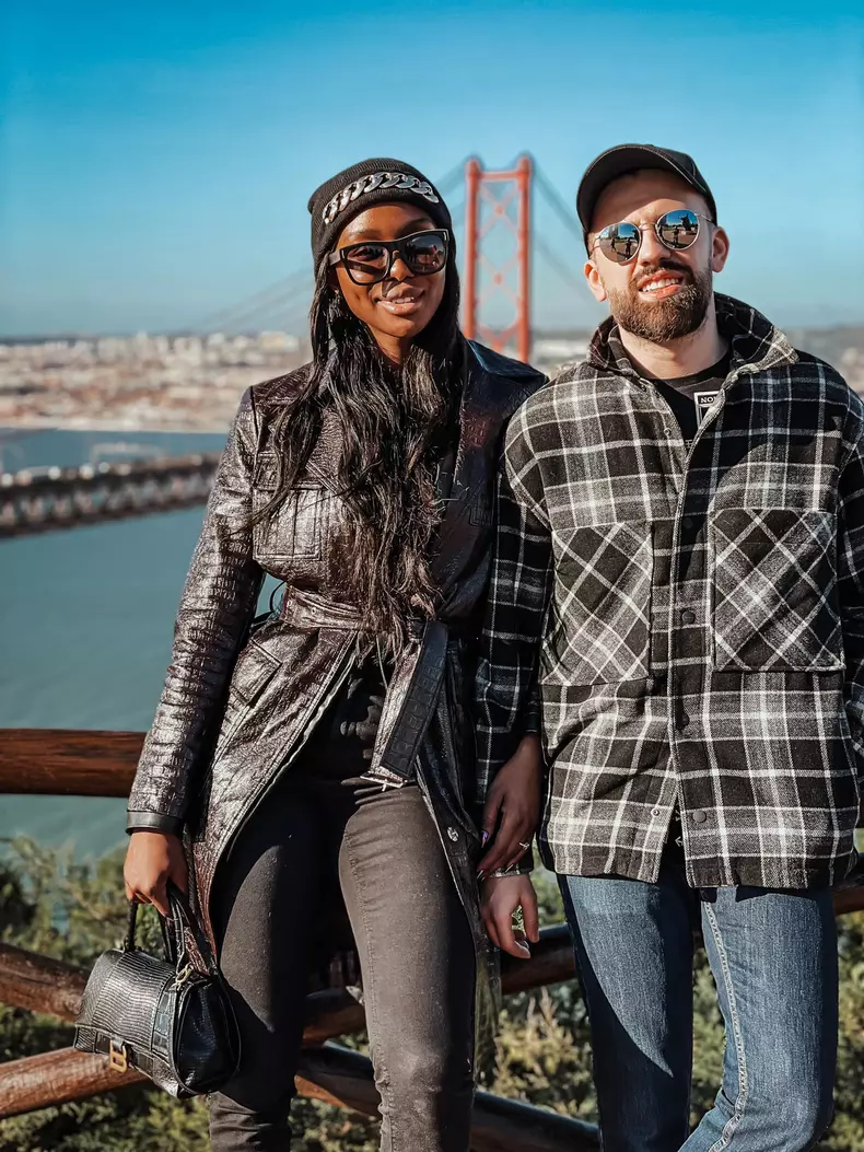 Florin Ristei şi Naomi Hedman